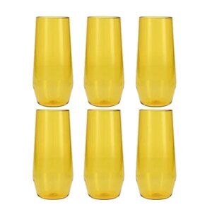 NEW 6-Pack: Fortessa Shatter-Resistant Iced Tea Glasses